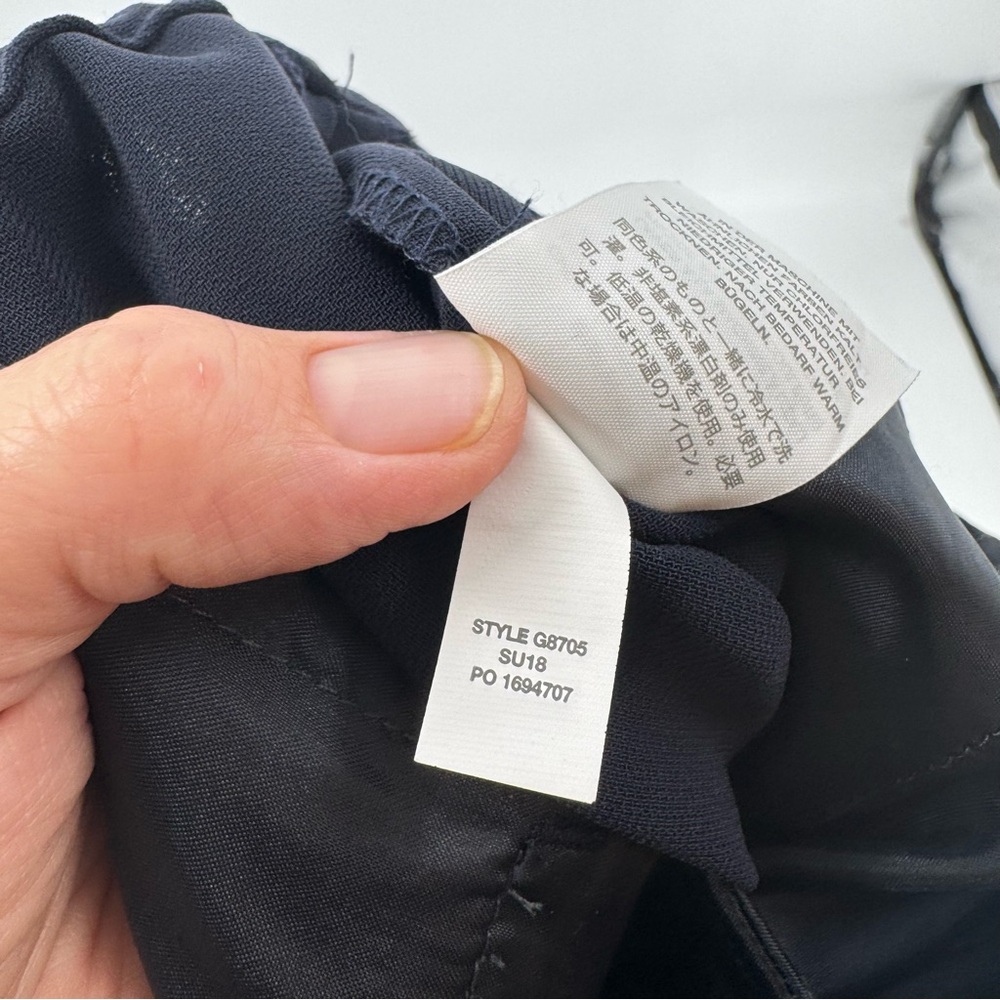 CLEARANCE J. Crew Navy Blue Kate Dress Work Classic Trousers Plus Size 20T - Picture 8 of 11